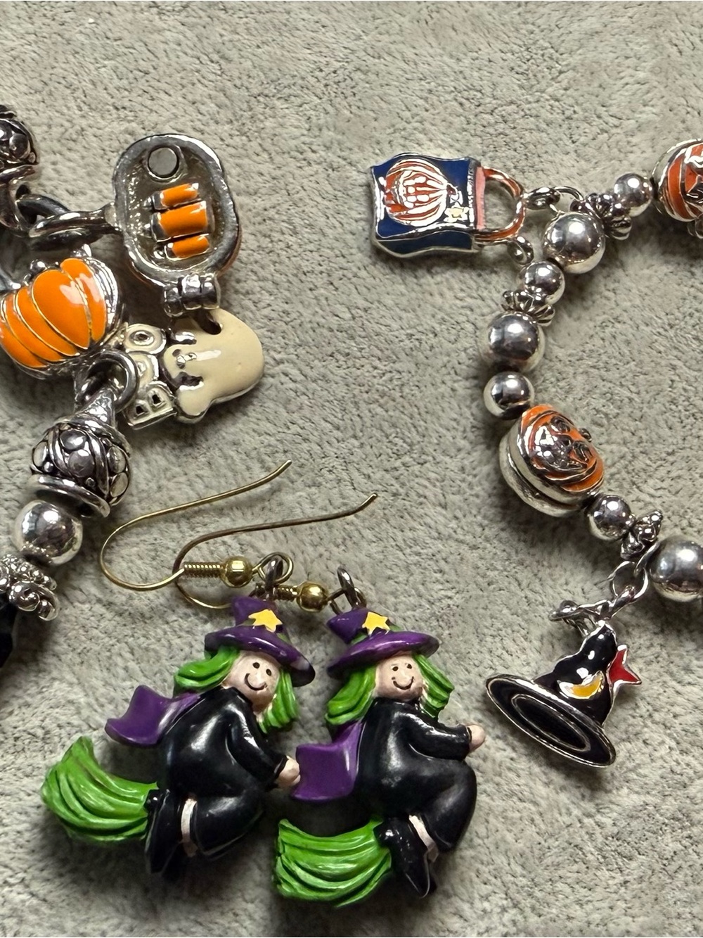 Halloween Bracelets and Earring Set